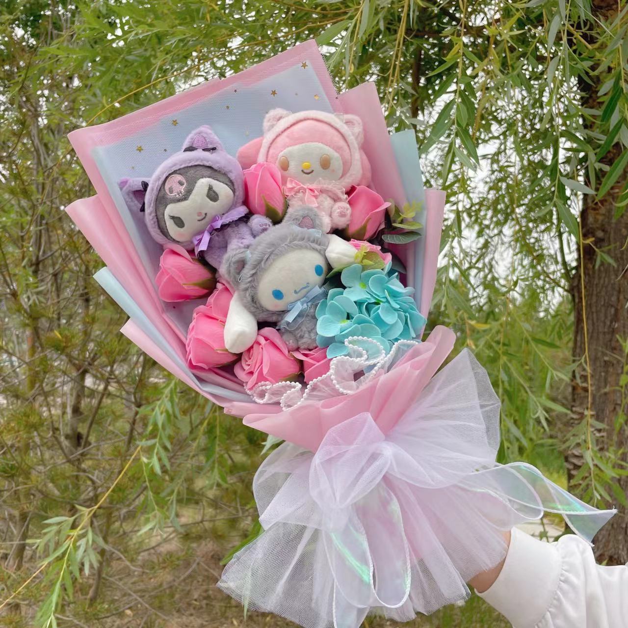 VARIETY OF PLUSH BOUQUETS!!!