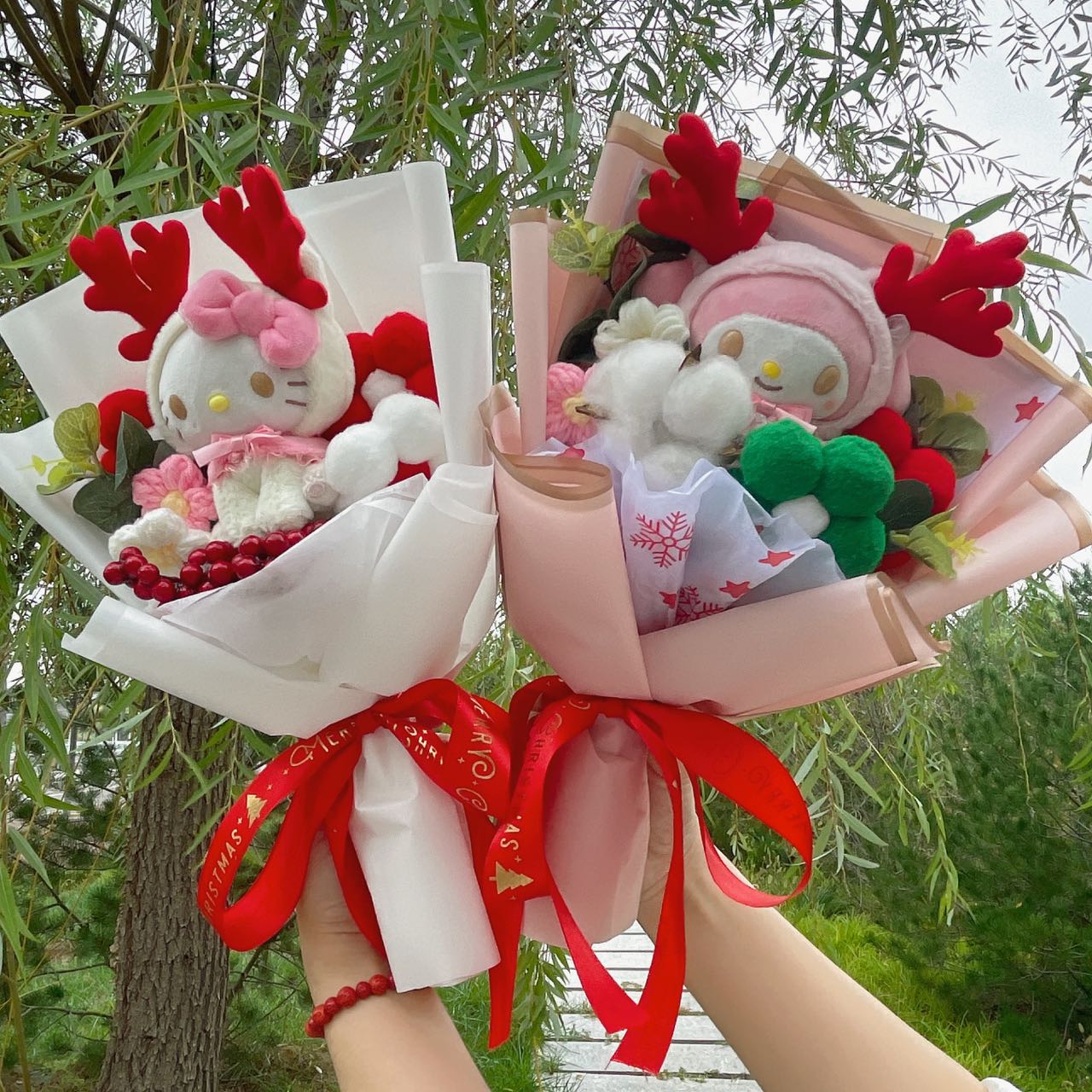 VARIETY OF PLUSH BOUQUETS!!!